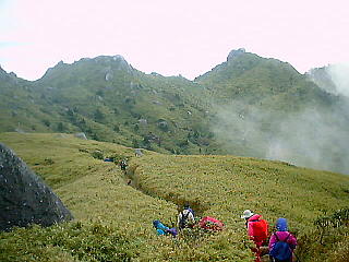 下山途中