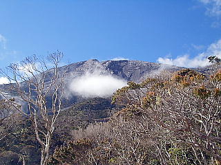 山小屋からのキナバル山