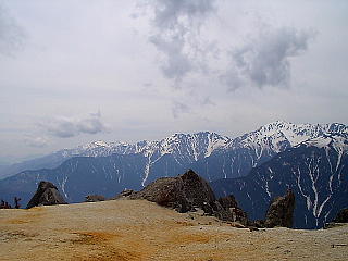 間ノ岳・農鳥岳・悪沢岳