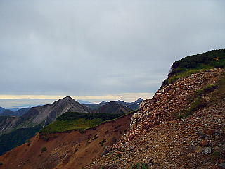鷲羽岳と笠ヶ岳