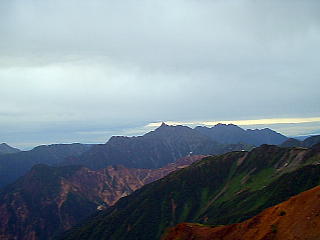槍ヶ岳と穂高連峰