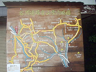 谷川連峰登山案内略図