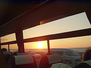 日本海に沈む夕陽