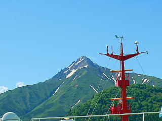 連絡線からの利尻山