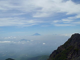 富士山が見えた