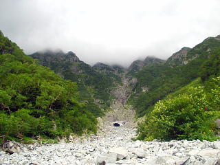 「岳沢の風穴」か