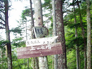 上の水場