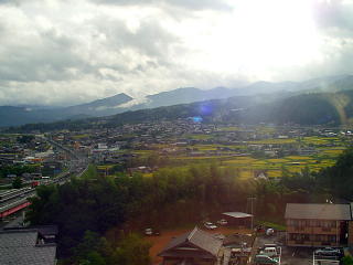 ホテル 中津川インターからの眺め